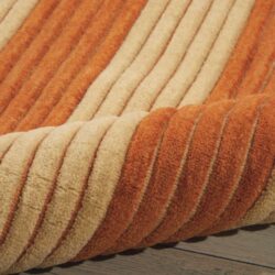 Alternative view of Barclay Butera Ripple RIP02 Pumpkin Area Rug