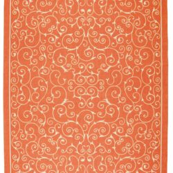Nourison Home & Garden RS019 Orange Area Rug