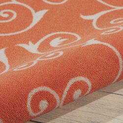 Alternative view of Nourison Home & Garden RS019 Orange Area Rug