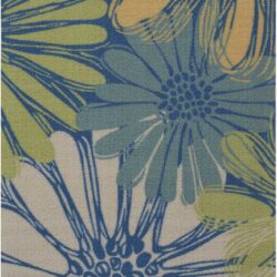 Nourison Home & Garden RS022 Blue Area Rug