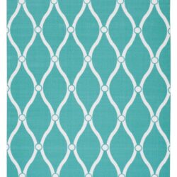 Nourison Home & Garden RS089 Aqua Area Rug