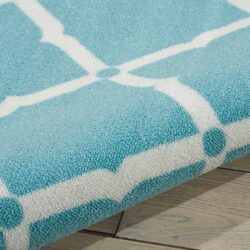 Alternative view of Nourison Home & Garden RS091 Aqua Area Rug