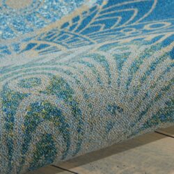 Alternative view of Nourison Home & Garden RS092 Blue Area Rug