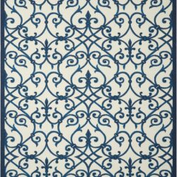 Nourison Home & Garden RS093 Blue Area Rug
