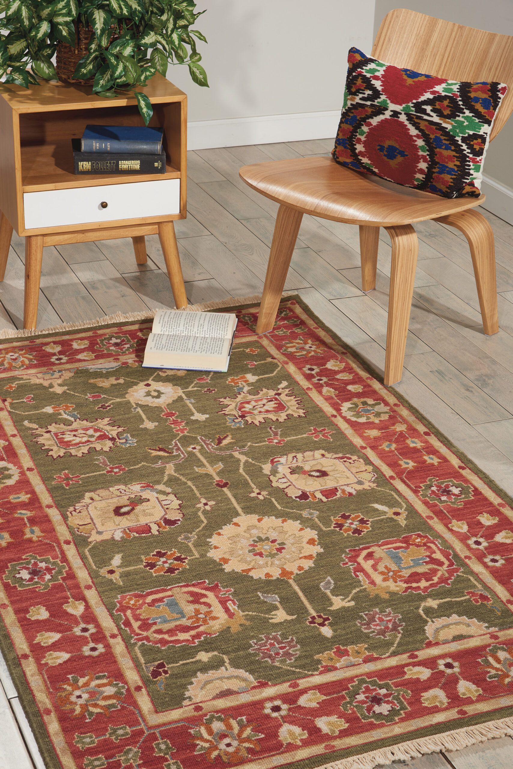 Nourison Nourmak S181 Olive Area Rug - Image 3