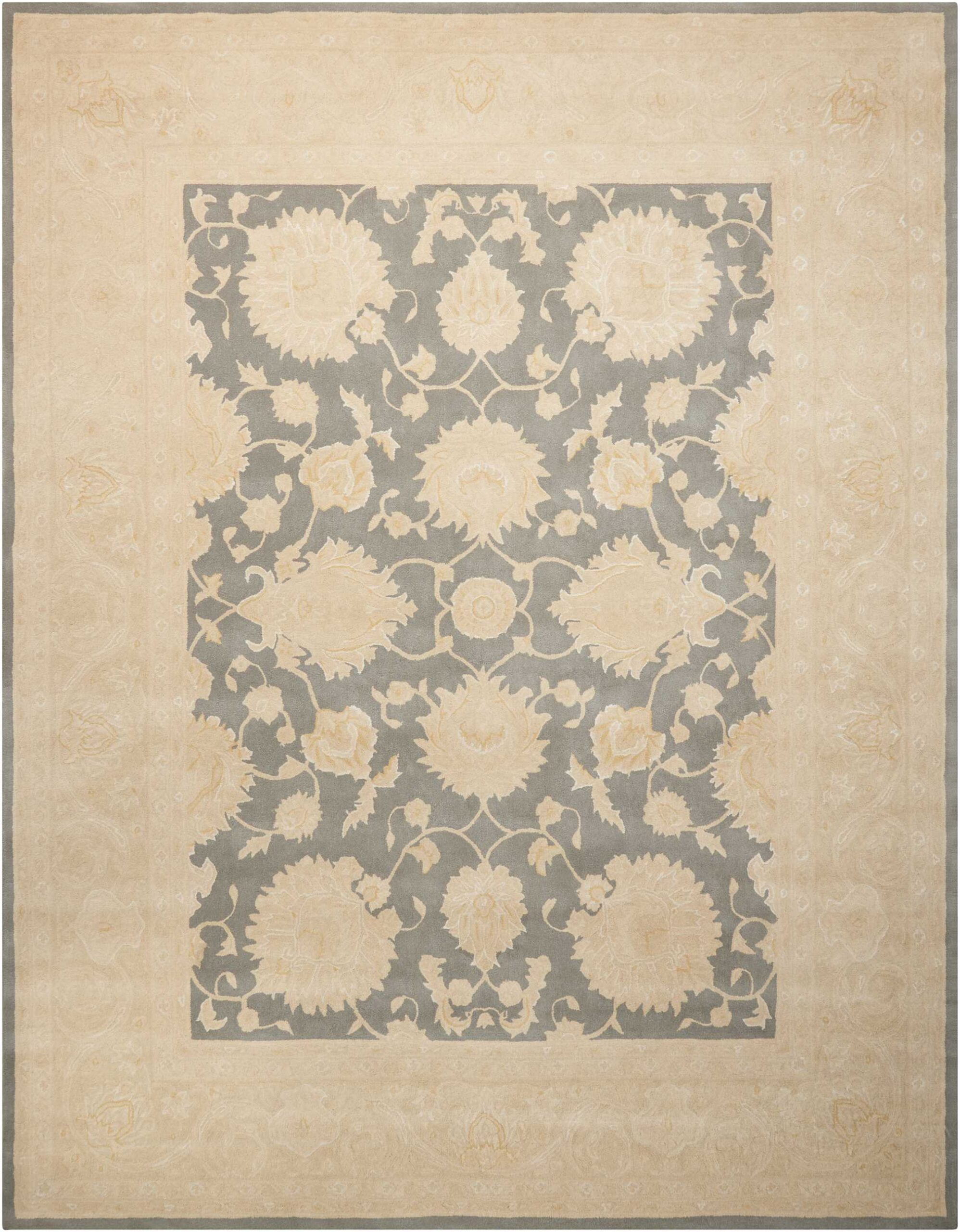 Nourison Royal Serenity SER01 Slate Area Rug