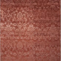 Nourison Silk Shadows SHA03 Rust Area Rug