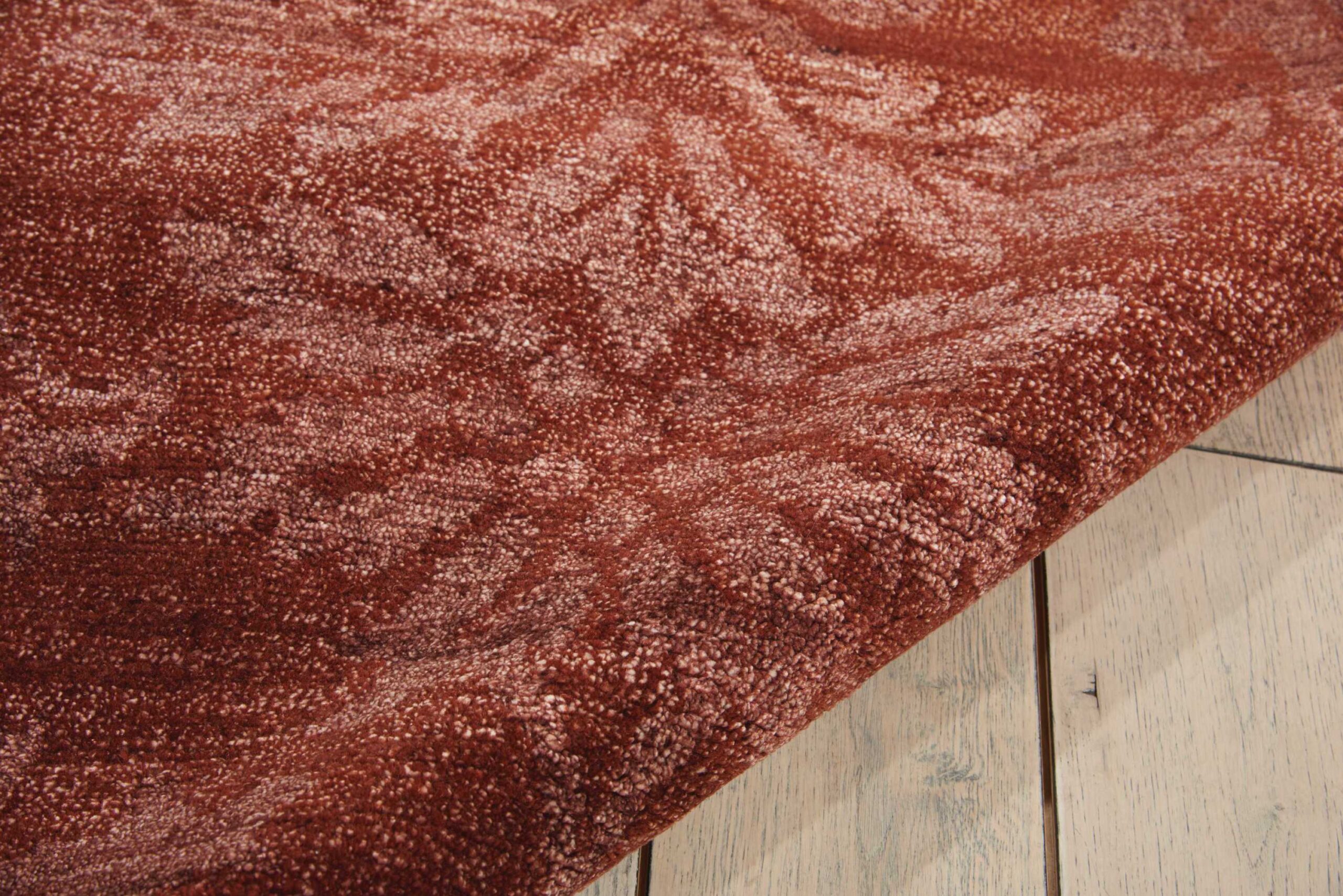 Nourison Silk Shadows SHA03 Rust Area Rug - Image 2