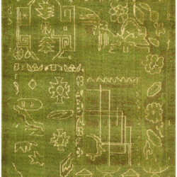 Nourison Silk Infusion SIF02 Green Area Rug
