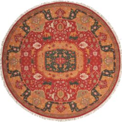 Nourison Nourmak SK63 Red Area Rug