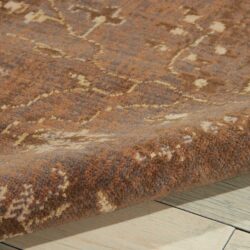 Alternative view of Nourison Silk Elements SKE02 Cocoa Area Rug