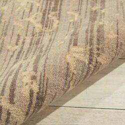 Alternative view of Nourison Silk Elements SKE22 Taupe Area Rug