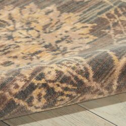 Alternative view of Nourison Silk Elements SKE31 Graphite Area Rug