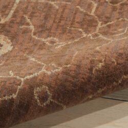 Alternative view of Nourison Silken Allure SLK08 Chocolate Area Rug