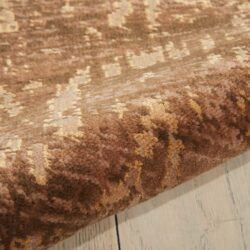 Alternative view of Nourison Silken Allure SLK17 Chocolate Area Rug