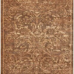 Nourison Silken Allure SLK19 Chocolate Area Rug
