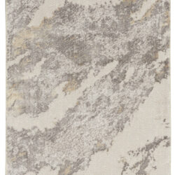 Nourison Silky Textures SLY03 Brown Ivory Area Rug