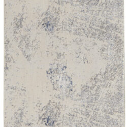 Nourison Silky Textures SLY06 Ivory/Grey Area Rug