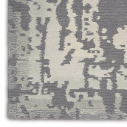 Alternative view of Nourison Symmetry SMM02 Grey Beige Area Rug