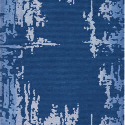 Nourison Symmetry SMM02 Navy Blue Area Rug