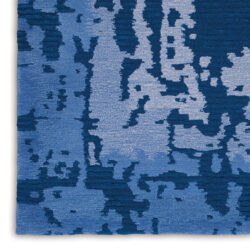 Alternative view of Nourison Symmetry SMM02 Navy Blue Area Rug