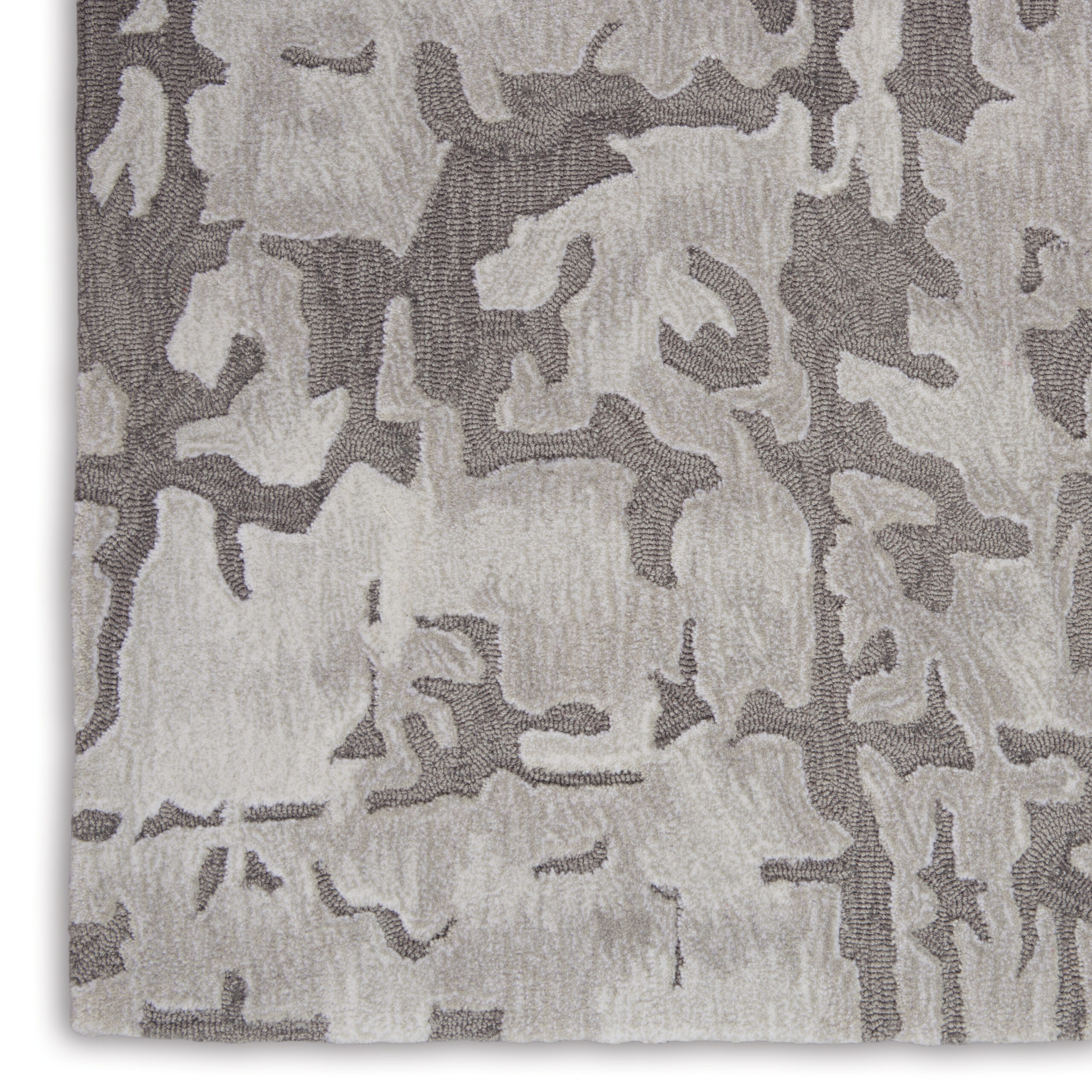 Nourison Symmetry SMM03 Ivory/Taupe Area Rug - Image 2