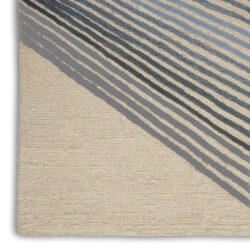 Alternative view of Nourison Symmetry SMM06 Ivory/Grey Area Rug