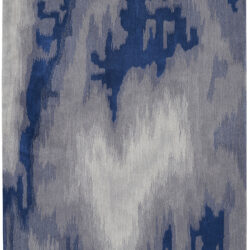 Nourison Symmetry SMM10 Grey Blue Area Rug