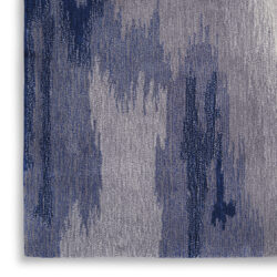Alternative view of Nourison Symmetry SMM10 Grey Blue Area Rug