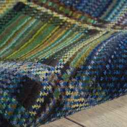 Portfolio Portfolio Scot Meacham Wood SMW01 Blue Green Area Rug