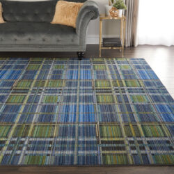 Alternative view of Portfolio Portfolio Scot Meacham Wood SMW01 Blue Green Area Rug