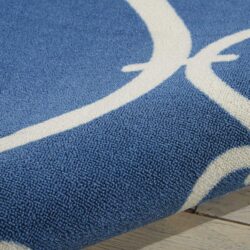 Alternative view of Waverly Sun N' Shade SND02 Navy Area Rug