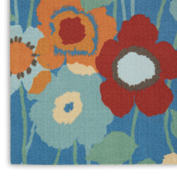 Alternative view of Waverly Sun N' Shade SND27 Bluebell Area Rug
