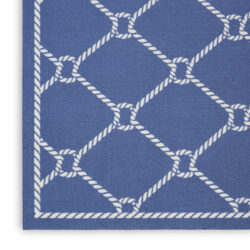 Alternative view of Waverly Sun N' Shade SND41 Navy Area Rug