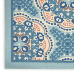Alternative view of Waverly Sun N' Shade SND90 Blue Area Rug