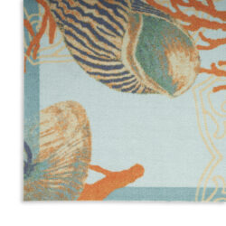 Alternative view of Waverly Sun N' Shade SND92 Light Blue Area Rug