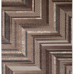 Nourison Soho SOH01 Mocha/Blue Area Rug