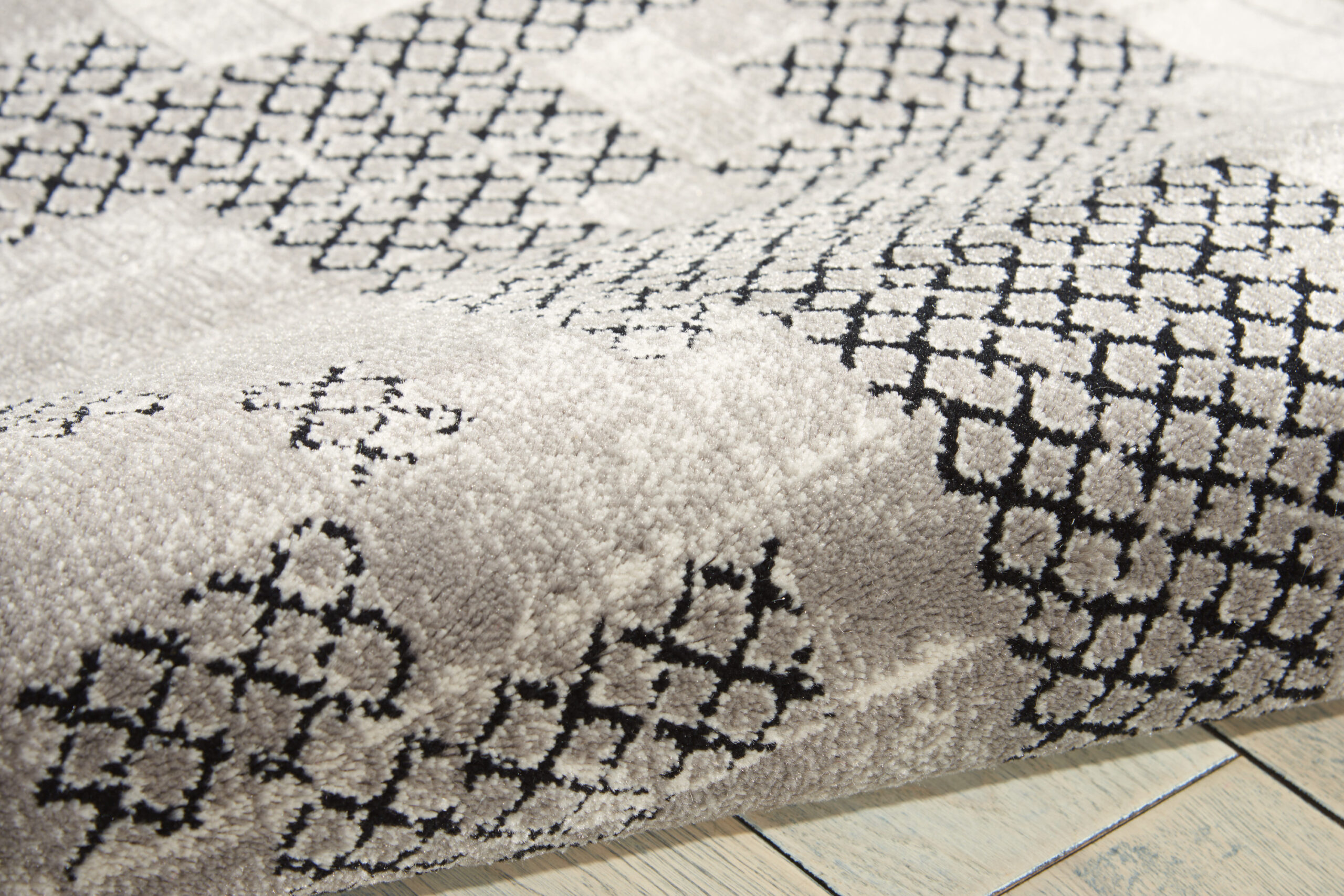 Nourison Soho SOH07 Grey Area Rug - Image 2