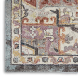 Alternative view of Nourison Soraya SOR04 Blue Multicolor Area Rug