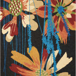 Nourison South Beach SOU01 Black Area Rug