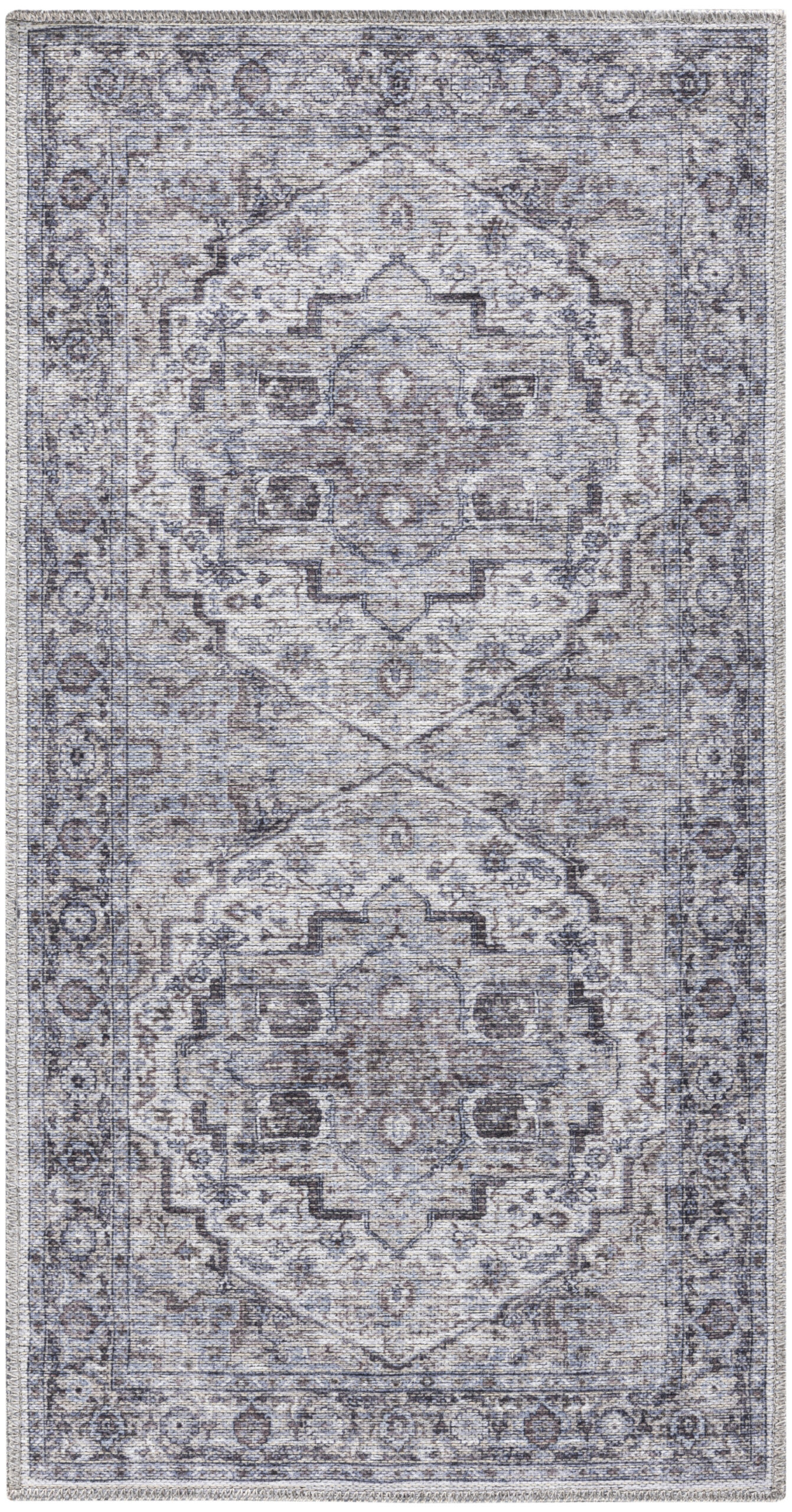 Nourison New Concept Washables SR101 Ivory Beige Area Rug