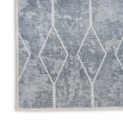 Alternative view of Nourison New Concept Washables SR107 Blue Grey Area Rug