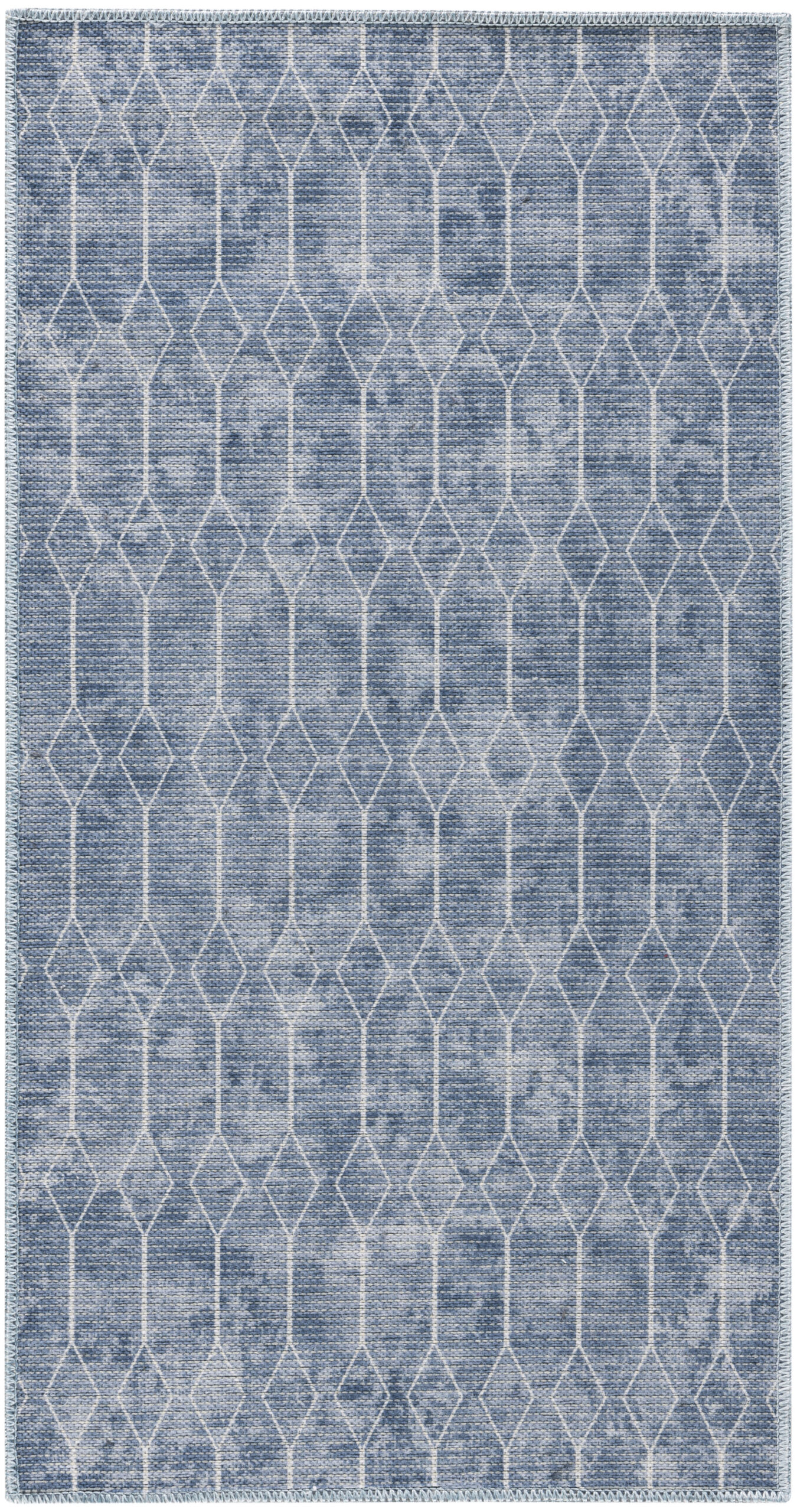 Nourison New Concept Washables SR107 Blue Area Rug