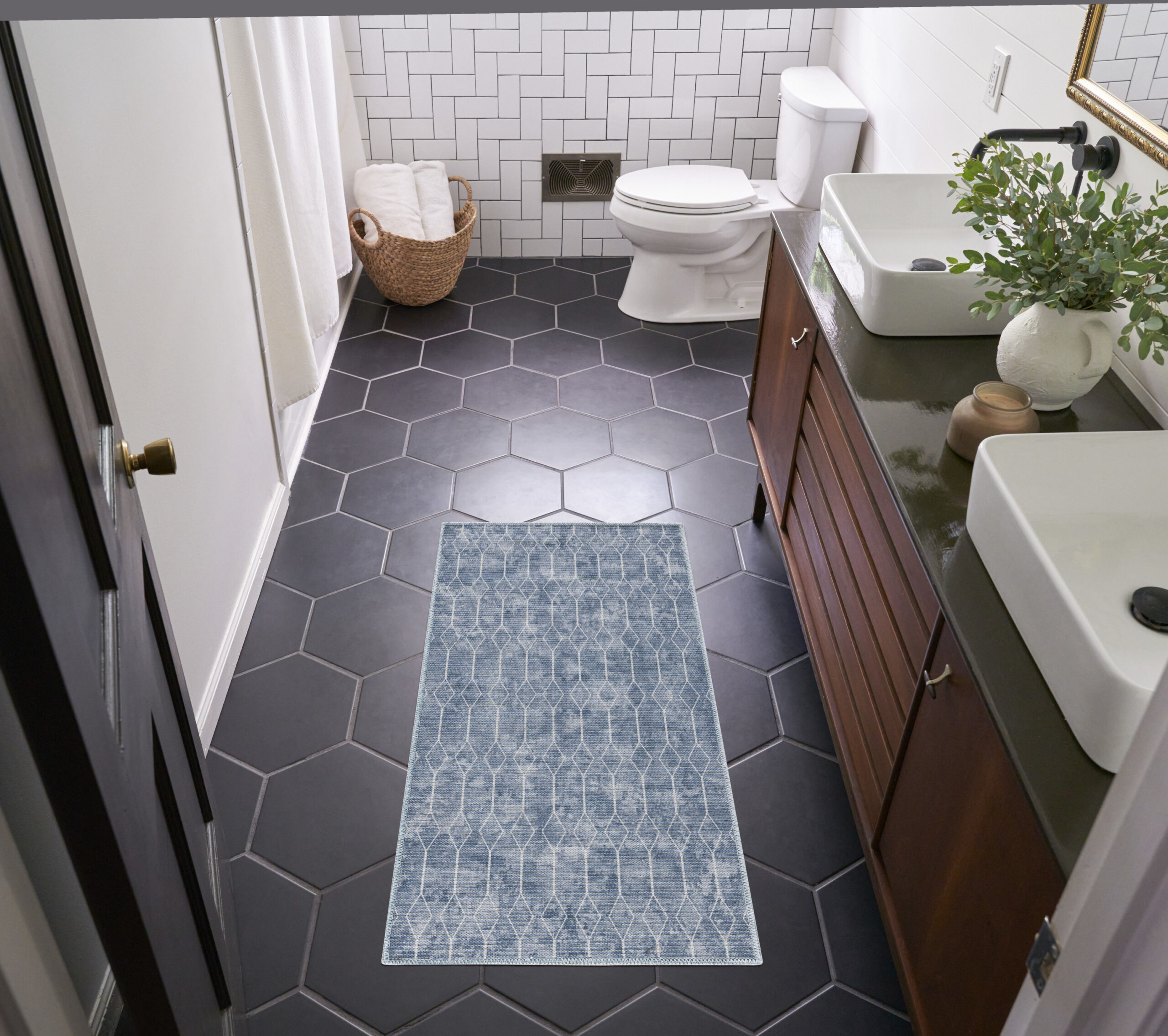 Nourison New Concept Washables SR107 Blue Area Rug - Image 5