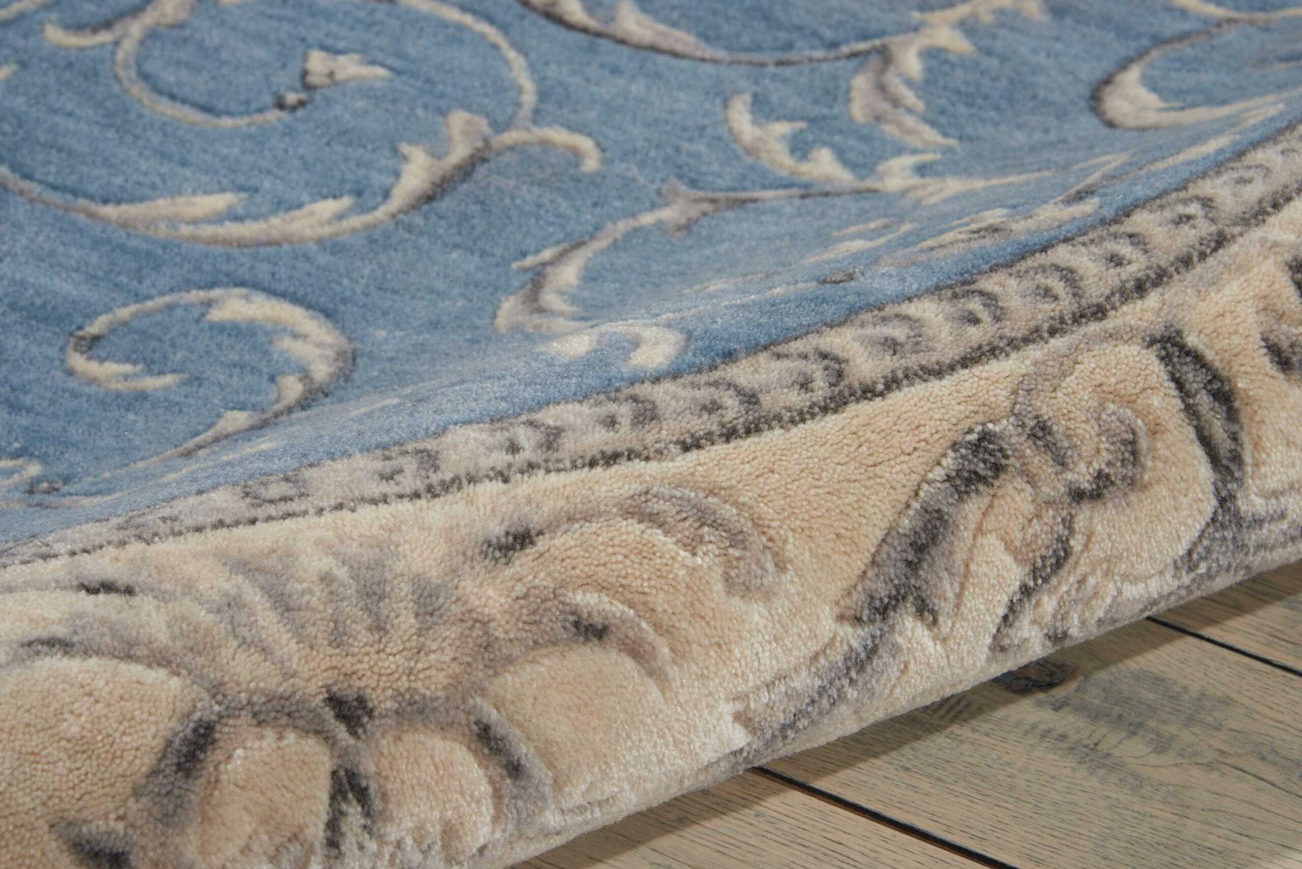 Nourison Somerset ST02 Light Blue Area Rug - Image 2