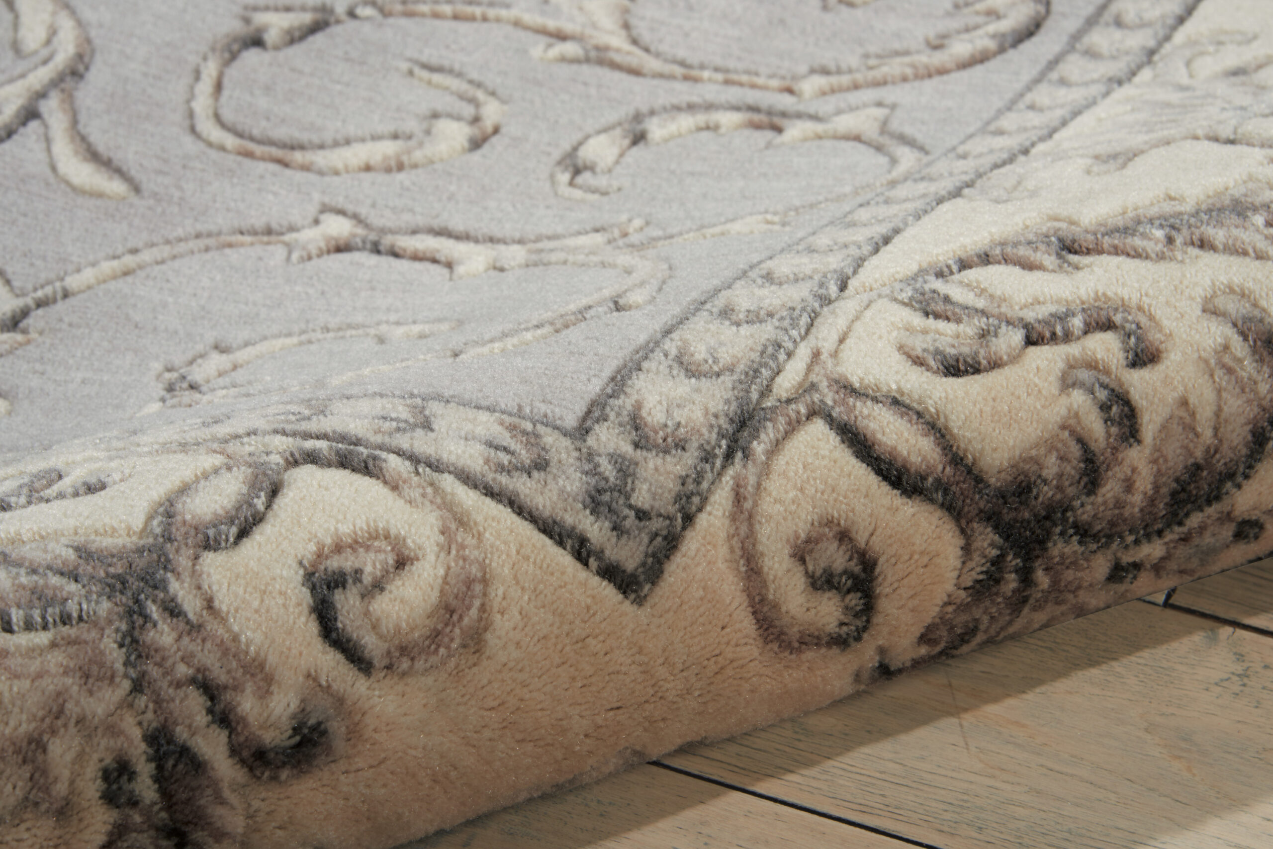 Nourison Somerset ST02 Silver Area Rug - Image 2