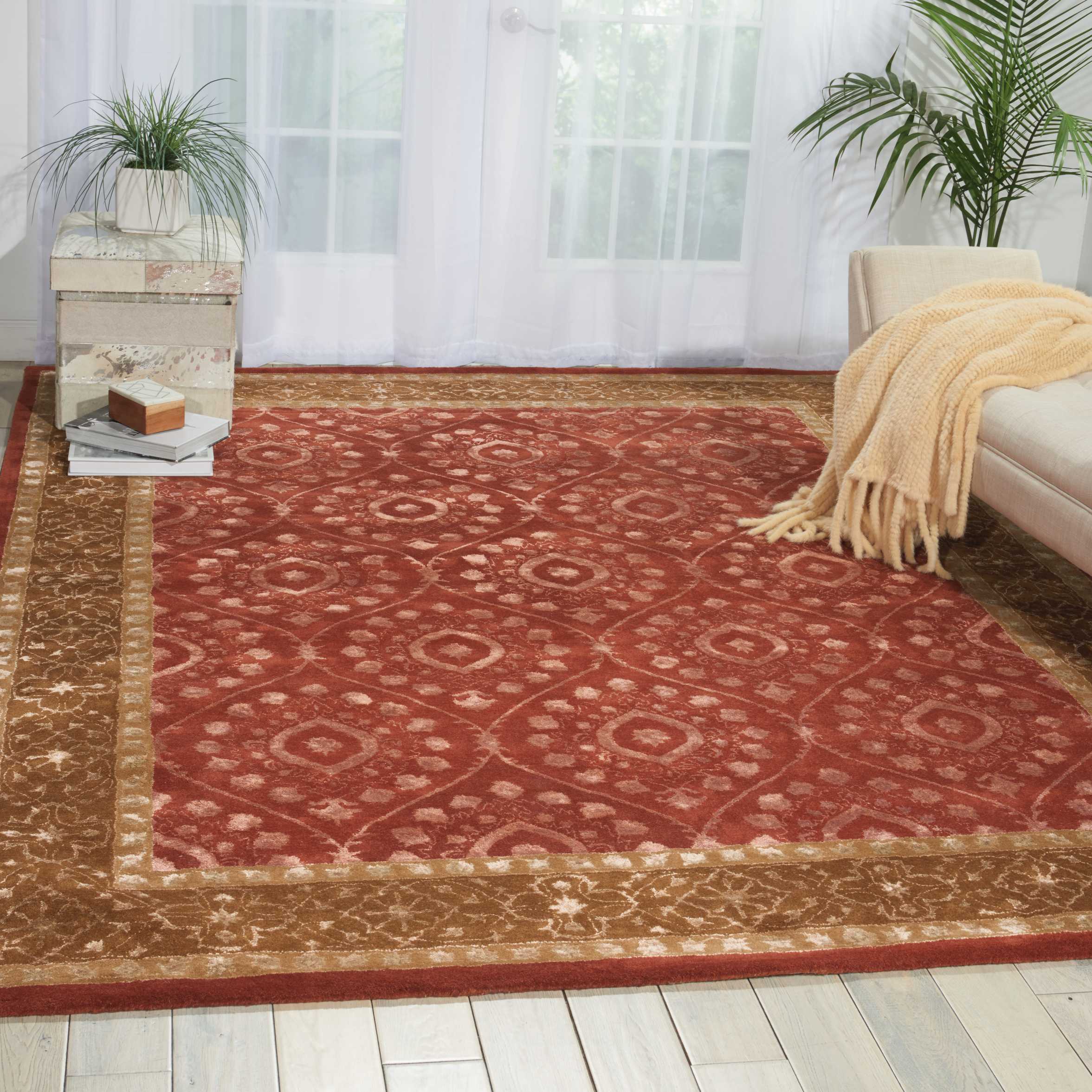 Nourison Symphony SYM06 Ruby Area Rug - Image 3