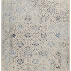 Nourison Symphony SYM14 Ivory/Blue Area Rug