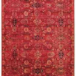 Nourison Timeless TML07 Red Area Rug