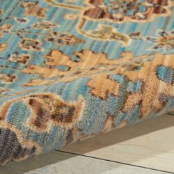 Alternative view of Nourison Timeless TML19 Light Blue Area Rug